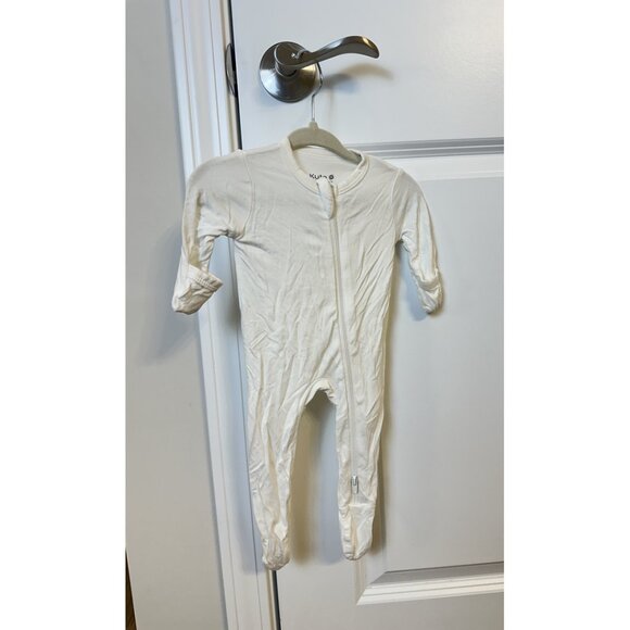 KYTE BABY Zip-Up Footie in Cloud Size Newborn - Picture 3 of 5
